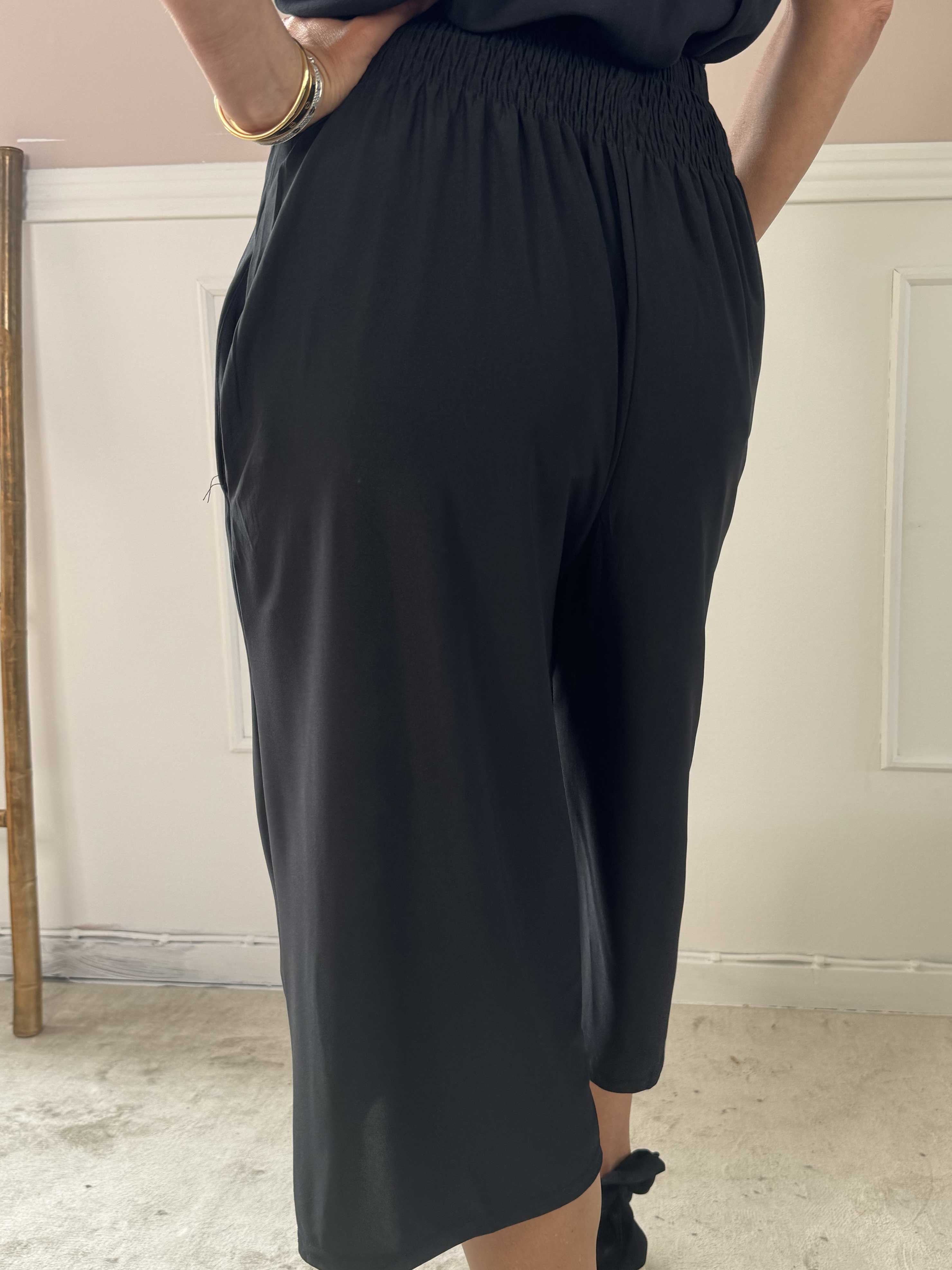 Pams Plain Knickers - Knickers i elastisk stof med elastikkant